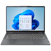 Notebook Lenovo Ideapad Flex 5 14IAU7 Intel Core i3 1215U Tela Touch Wuxga 14.0" / 8GB de Ram / 256GB SSD - Storm Cinza (82R700L4US) (Ingles)