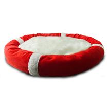 Cama para Mascota Rojo/Blanco P