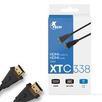 Cabo HDMI-HDMI Xtech 4K 4.57M/Negro