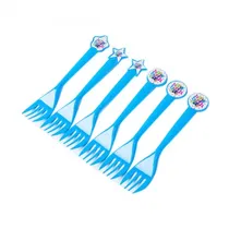 Garfos Descartaveis para Festa Party Favlors Happy Birthday Estrelas 10PCS