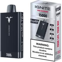 Vaper Descartavel Ignite V150 5% Nicotina 15000 Puffs - Sour Raspberry