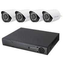 DVR Tucano K-04 - 8 Canais - Kit 4 Cameras - HD - Preto