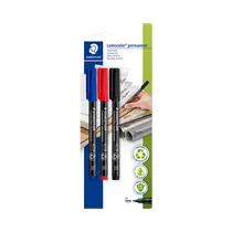Marcador Rotulador Staedtler Lumocolor Permanent 317-s BK3D 3 Unidades