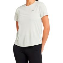 Camiseta New Balance Feminino Poly Tee Athletics s Branco  WT41253NMA