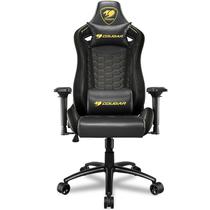 Cadeira de Escritorio Gamer Cougar Outrider s Royal 4D - Preto/Dourado