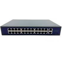 F. Switch 24POE 400W 10/100/1000MBPS 2G RJ45 F2420GBL-A