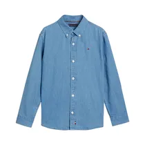 Camisa ML Infantil Tommy Hilfiger KB0KB08730 1AA