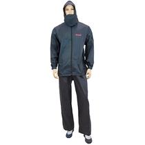 Sumax Pesca Vestuario Capa de Lluvia DC-07-C Con Forro Nylon 3XL Gris