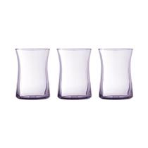 Set de Vasos Pasabahce Heybeli 420322 280ML Lila 3 Piezas