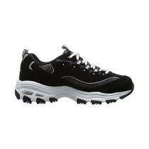 Tenis Skechers D'Lites Feminino Preto 11936BKW