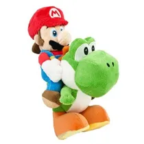 Plush Little Buddy 8* Super Mario Mario & Yoshi 2412