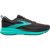 Tenis Brooks Feminino Trace 3 6 Preto/Turquesa - 1204011B094