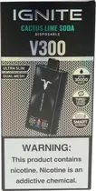 Vape Descartável Ignite V300 Cactus Lime Soda 30000 Puffs