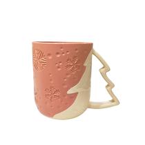 Taza Navidena Rosa