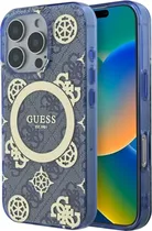 Capa Guess para iPhone 16 Pro Max GUHMP16XH4PYEEB - Blue