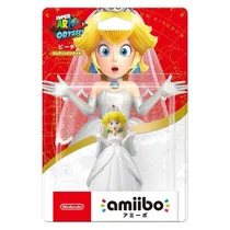 Boneco Amiibo Super Mario Odyssey Princes Peach Wedding 8059