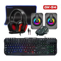 Teclado USB Gamer Kit 5EN1 Sate GK-54 Espanol Negro