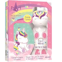 Kit Shampoo & Gel de Banho 2 In 1 Eau MY Unicorn 400 ML + Esponja