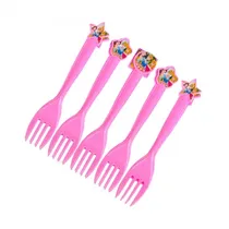Garfos Descartaveis para Festa Party Favlors Princesas 10PCS
