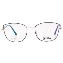 Armação para Óculos de Grau RX Visard 20204 54-19-140 Col.02 - Azul/Dourado