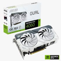 Placa de Vídeo 8GB Exp. GF-RTX4060 Asus Dual Oc White