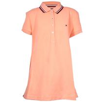 Camiseta Tommy Hilfiger Polo Infantil Feminina KG0KG03391-609 08 Salmao