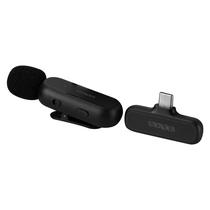 Microfone Sem Fio Satellite A-MK151 USB-C - Preto