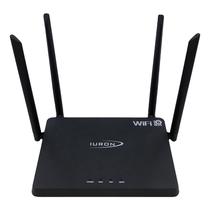 Roteador Wireless Iuron IURON-1800 - 1800MBPS - Dual-Band - 4 Antenas - Preto