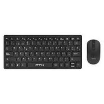 Teclado e Mouse FTX FTXGK03 Wireless/Portugues Preto