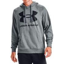 Abrigo Ua Rival Fleece Big Logo HD-GRY 1357093012