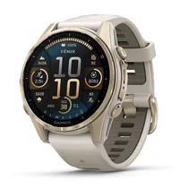 Smartwatch Garmin Fenix 8 Amoled 010-02903-10 de 43MM com 32GB / 10 Atm / Wi-Fi - Gold