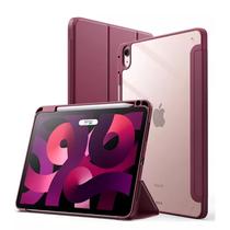 Capa para Tablet / iPad 10.9 4LIFE com Compartimento para Pencil - Transparente/Bordo