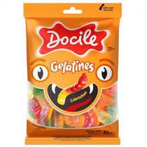 Bala de Gelatina Docile Cobrinha 80G