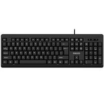 Teclado Philips K244 SPK6224/00 USB Ingles - Preto