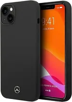 Capa Mercedes-Benz para iPhone 14 MEHMP14SSILBK - Preto