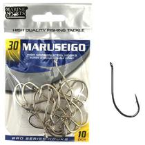 Anzol Marine Sports Maruseigo Nickel 30 com 10 PCS