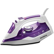 Ferro de Passar A Vapor Mondial Ceramic Express F-40 com 2000W/220V - Branco/Purpura