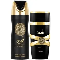 Kit Perfume Lattafa Asad 100ML + Deo 200ML Masculino