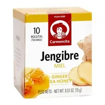 Chá de Gengibre com Mel Carmencita 10 Saquinhos