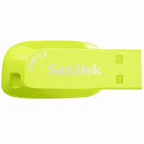 Pen Drive de 256GB Sandisk Ultra Shift SDCZ410-256G-G46EP USB 3.2 - Amarelo