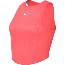Camiseta Regata Nike Feminino Sportswear Cropped Mini-Rib L Coral – FB8279629