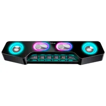 Soundbar Fifine A16 Ampligame RGB / Bluetooth / USB / Aux - Preto