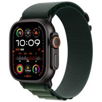 Relogio Apple Watch ULTRA2 49MM MX4R3LW/A GPS Black Titanium Dark Green Alpine Loop M