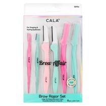 Cala Acs de Beleza Perfilador de Cejas Brow Affair Plastico/Metal 6 Piezas s/C