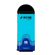 Blue Razz Life Pod Eco II 10000 Puffs Vaporizador Descartável