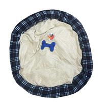 Cama para Mascota Beige/Azul 90CM