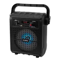 Caixa de Som Coby CY3360-637 / USB / SD / Bluetooth / FM / Aux / 10W / 6.5" - Preto