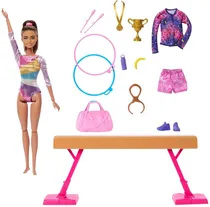 Boneca Barbie Ginasta Mattel - HRG53
