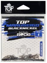 Anzol Top Fishing Maruseigo Black Nickel 4 com 50 PCS