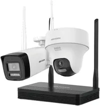 Kit CCTV Hikvision NKS422W02H NVS Wifi com 2 Câmeras Bullet/Turret 2MP